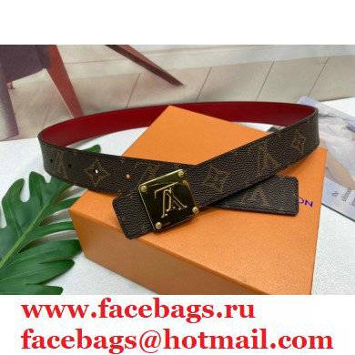 Louis Vuitton Width 3cm Belt LV111