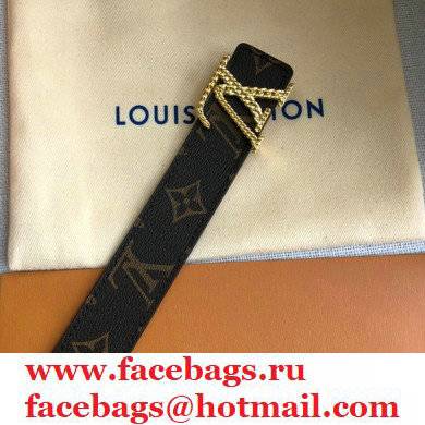 Louis Vuitton Width 3cm Belt LV112