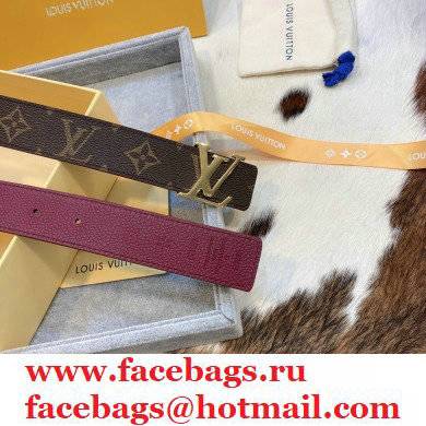 Louis Vuitton Width 3cm Belt LV131