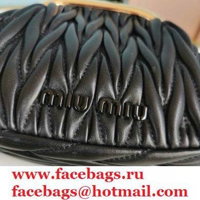 Miu Miu Belle Nappa Leather Mini Bag 5BP016 Black