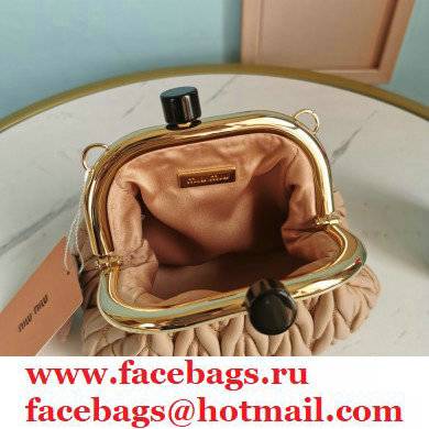 Miu Miu Belle Nappa Leather Mini Bag 5BP016 Nude