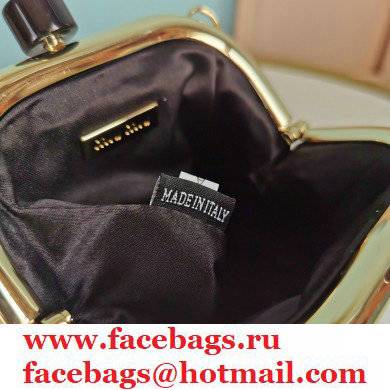 Miu Miu Belle Nappa Leather Mini Bag 5BP016 White - Click Image to Close