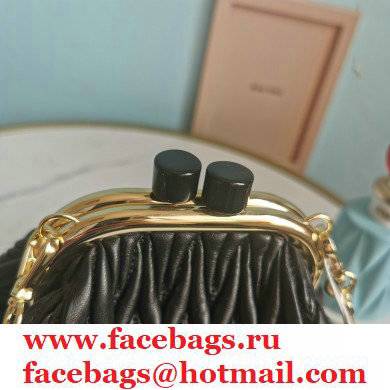 Miu Miu Belle Nappa Leather Small Bag 5BP016 Black
