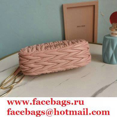 Miu Miu Belle Nappa Leather Small Bag 5BP016 Nude Pink