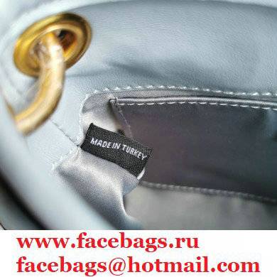 Miu Miu Coffer Matelasse Nappa Leather HandBag 5BH188 Light Blue - Click Image to Close