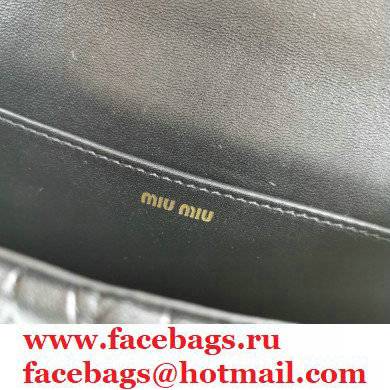 Miu Miu Matelasse Nappa Leather Bag 5BH095 Black