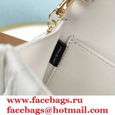 Miu Miu Matelasse Nappa Leather Bag 5BH095 White - Click Image to Close