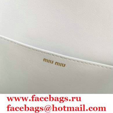 Miu Miu Matelasse Nappa Leather Bag 5BH095 White