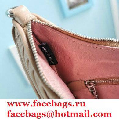 Miu Miu Matelasse Nappa Leather Shoulder Bag 5BC085 Nude - Click Image to Close
