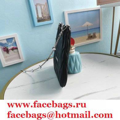 Miu Miu Matelasse Nappa Leather Shoulder Bag 5BH189 Black - Click Image to Close