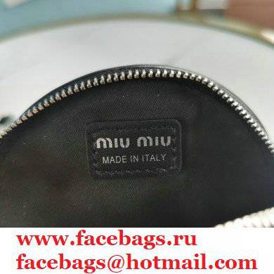 Miu Miu Shine Matelasse Shoulder Bag 5BH190 Black