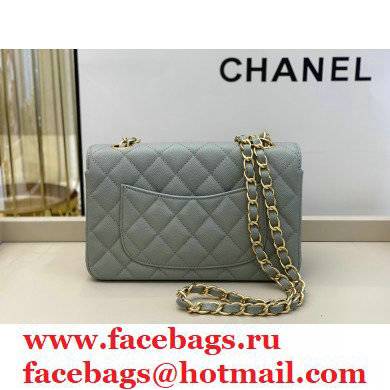 chanel 1116 mini flap bag in caviar leather etain with gold hardware