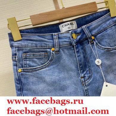 chanel blue jeans with holes 2021 - Click Image to Close