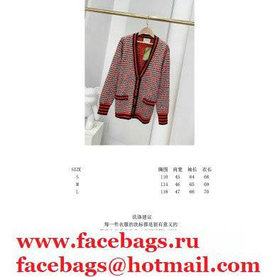 gucci GG jacquard wool cardigan 644779 2021 - Click Image to Close