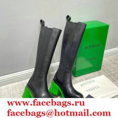 Bottega Veneta Calfskin Rubber Platform boots Bs003 2021 - Click Image to Close