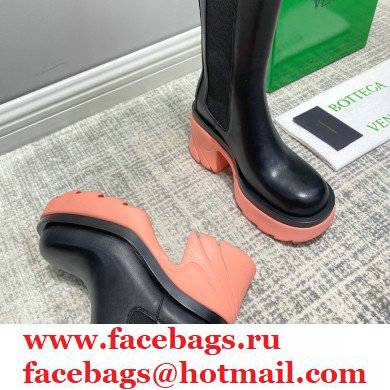Bottega Veneta Calfskin Rubber Platform boots Bs004 2021