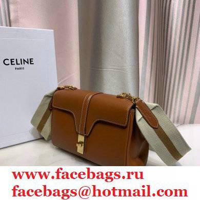 Celine Cowhide TEEN SOFT 16 Messenger Bag in Brown 2021 - Click Image to Close