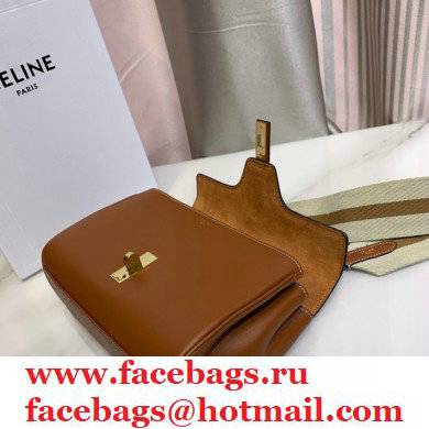 Celine Cowhide TEEN SOFT 16 Messenger Bag in Brown 2021