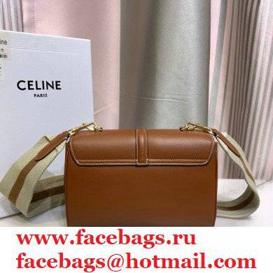 Celine Cowhide TEEN SOFT 16 Messenger Bag in Brown 2021 - Click Image to Close