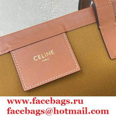 Celine Large Couffin Tote Bag in Triomphe Canvas Celine Print Tan 2021 - Click Image to Close