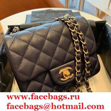 Chanel Calfskin Golden Chain Classic Flap Bag in BlackA011154 2021 - Click Image to Close