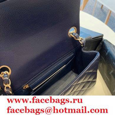 Chanel Calfskin Golden Chain Classic Flap Bag in BlackA011154 2021