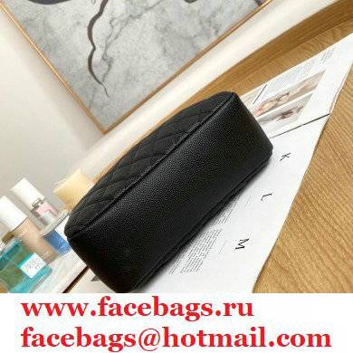 Chanel Cosmetic Vanity Case Bag 31104 Grained Calfskin Black - Click Image to Close
