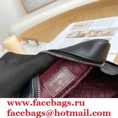 Chanel Cosmetic Vanity Case Bag 31104 Grained Calfskin Black