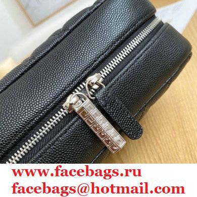 Chanel Cosmetic Vanity Case Bag 31105 Grained Calfskin Black