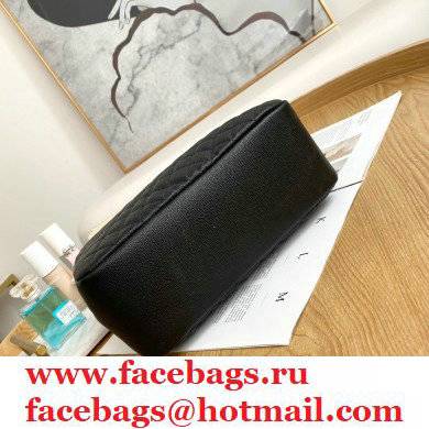 Chanel Cosmetic Vanity Case Bag 31106 Grained Calfskin Black