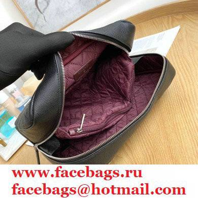 Chanel Cosmetic Vanity Case Bag 31106 Grained Calfskin Black