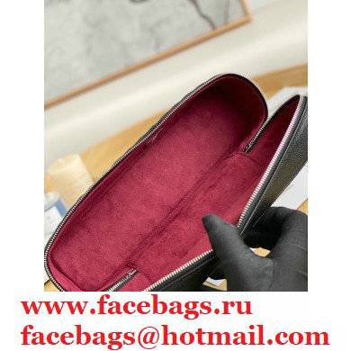 Chanel Cosmetic Vanity Case Bag 31108 Grained Calfskin Black