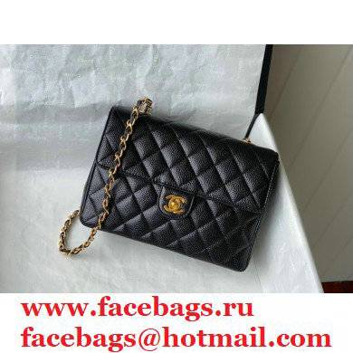 Chanel Cowhide Golden ChainBag in Black A2308 2021