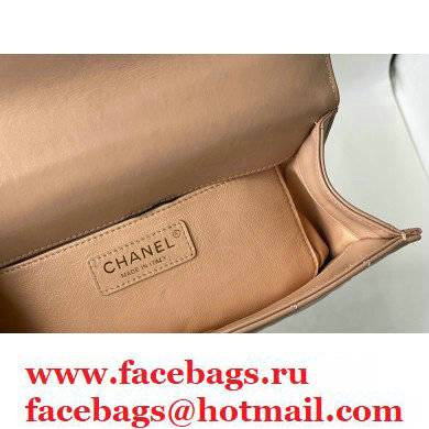 Chanel Cowhide Metal buckle Chain bag in Beige As26492 2021 - Click Image to Close