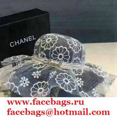 Chanel Lace princess hat in Blue Ch006