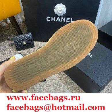 Chanel Sheepskin/Canvas Fisherman Sandals Cs002 2021