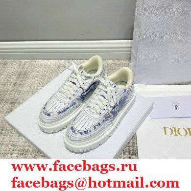 Dior Latex cowhide cushion Shell-toe sports shoes Blue Ds007 2021