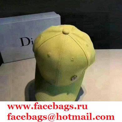 Dior bow-knot Bandage Baseball cap in Yellow/White/Black Dh008