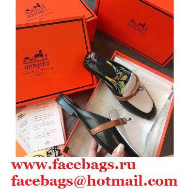Hermes Calfskin Kelly shoe buckle Mules shoes Her001 2021 - Click Image to Close