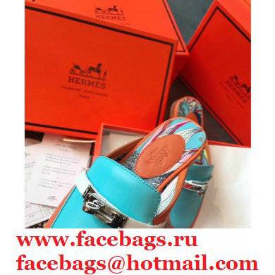 Hermes Calfskin Kelly shoe buckle Mules shoes Her002 2021