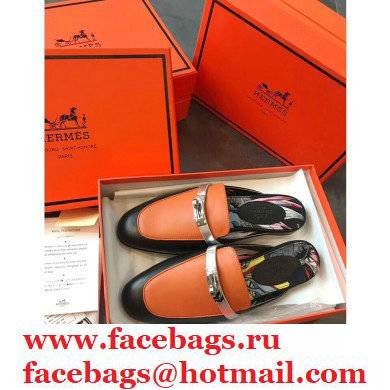 Hermes Calfskin Kelly shoe buckle Mules shoes Her003 2021