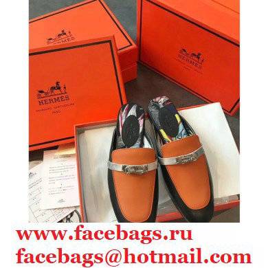 Hermes Calfskin Kelly shoe buckle Mules shoes Her003 2021 - Click Image to Close