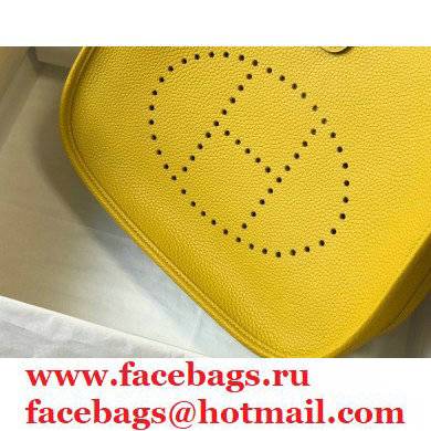 Hermes Togo Leather Evelyne III PM Bag yellow - Click Image to Close