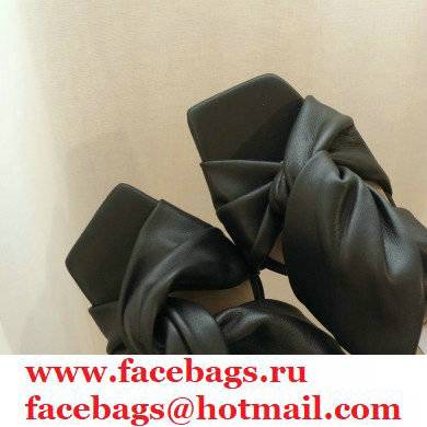Jimmy Choo Plexi Block Heel 8.5cm HAITI Leather Mules Black 2021