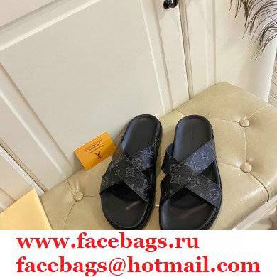 Louis Vuitton Men's Cowhide Surface Rubber Outsole Sandals 04 2021 - Click Image to Close
