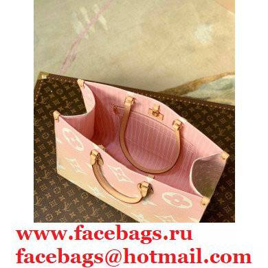 Louis Vuitton OnTheGo GM Tote Bag M57641 Gradient Pastel Pink By The Pool Capsule Collection 2021 - Click Image to Close