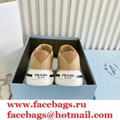 Prada Sheepskin Lining Platform Sneakers in Brown P04 2021