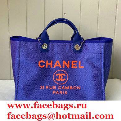chanel cabas ete Deauville Tote A93786 BLUE
