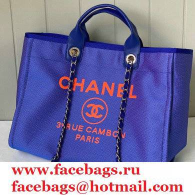 chanel cabas ete Deauville Tote A93786 BLUE - Click Image to Close