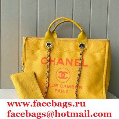 chanel cabas ete Deauville Tote A93786 yellow
